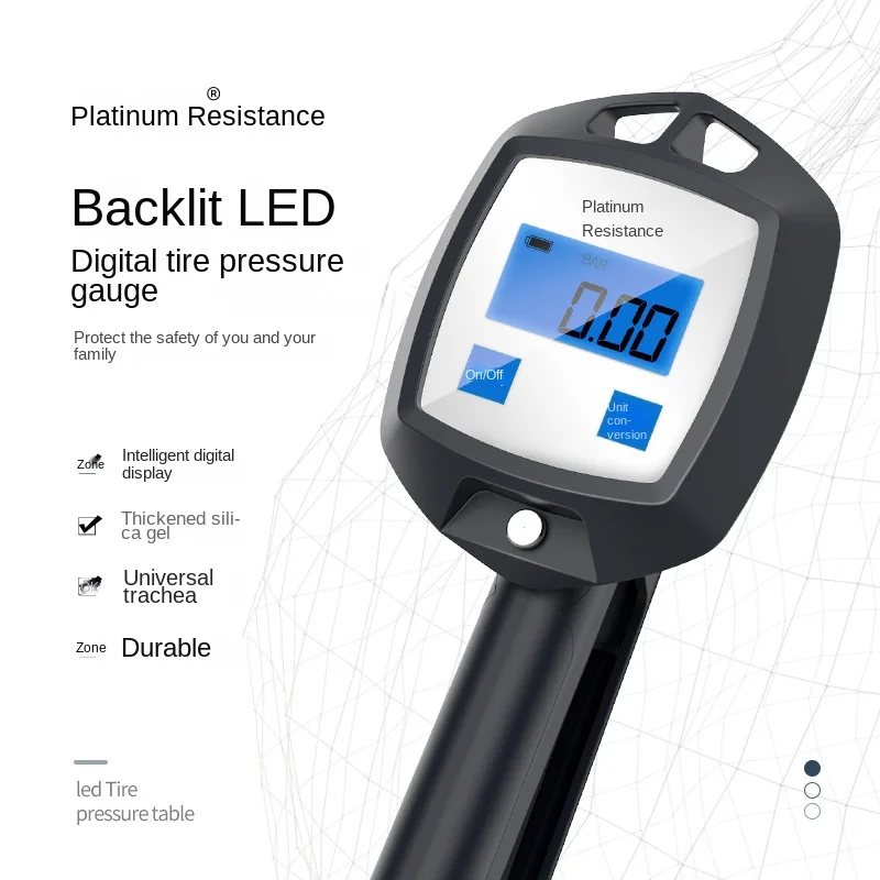 Измеритель давления в шинах Wyj барометр высокой точности с цифровым дисплеем