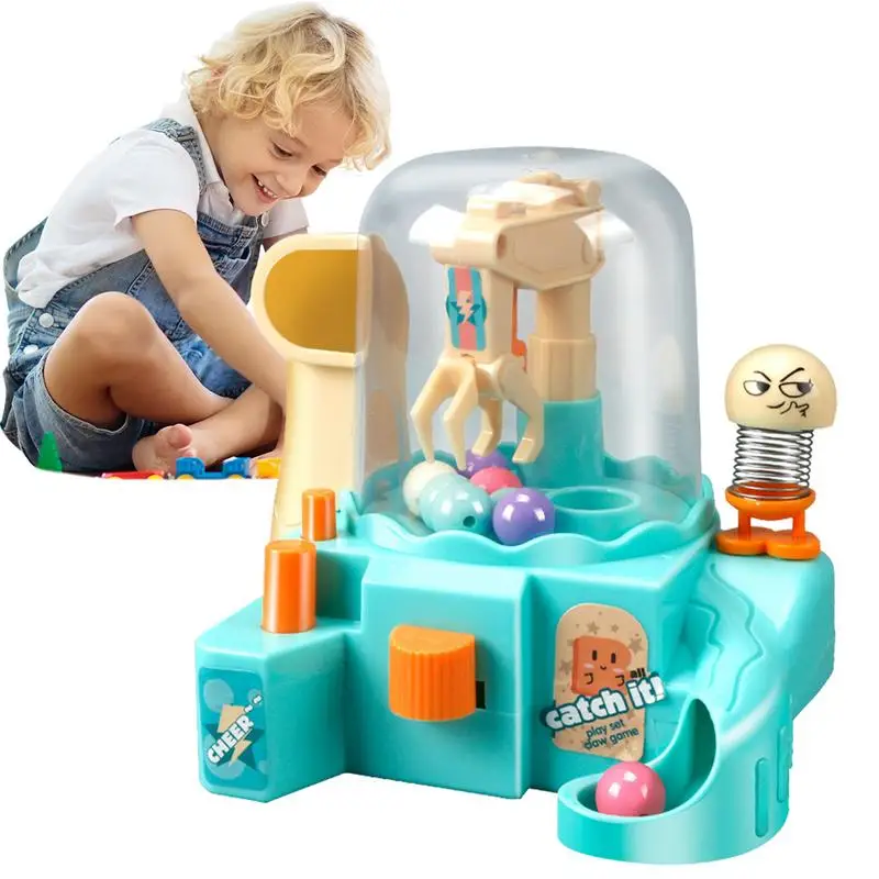 

Doll Grabber Machine Doll Catcher Machine Education Toys Funny Crane Machine Durable Claw Machine Toy For Kids Kindergarten Gift