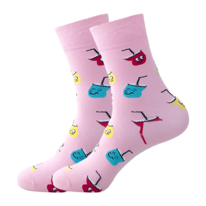 European and American new fashion sports socks Unisex Socks Middle Tube Print women socks men socks boy socks girl socks