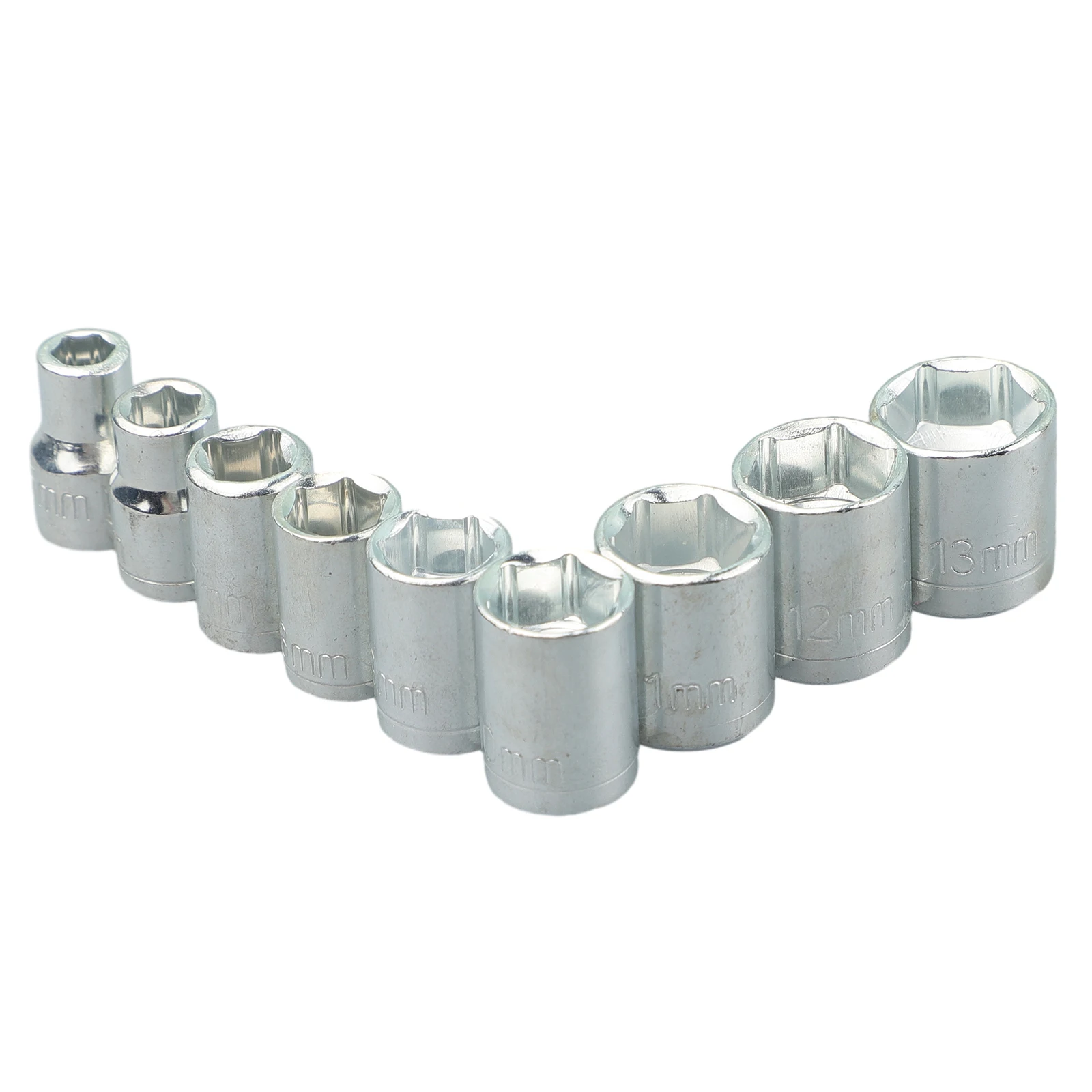 

9 Pieces/set Hexagon Key Sleeve 1/4 Inch Handle Carbon Steel Hexagon Screwdriver Hexagon Socket Hexagonal Hexagon