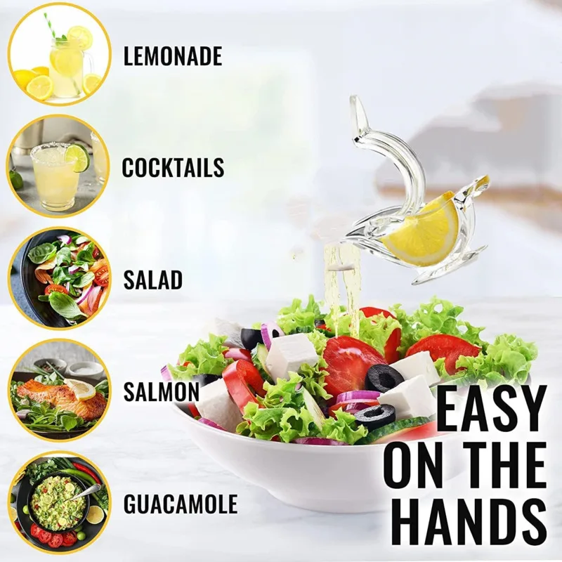 Акриловая ручная соковыжималка для лимона портативная фруктов элегантная в