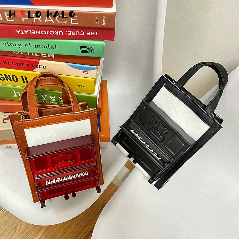 

Classic Piano Decorate Ladies Purses and Handbag Fashion Female Designer Shoulder Bag Crossbody Messenger Bag Girls Gift