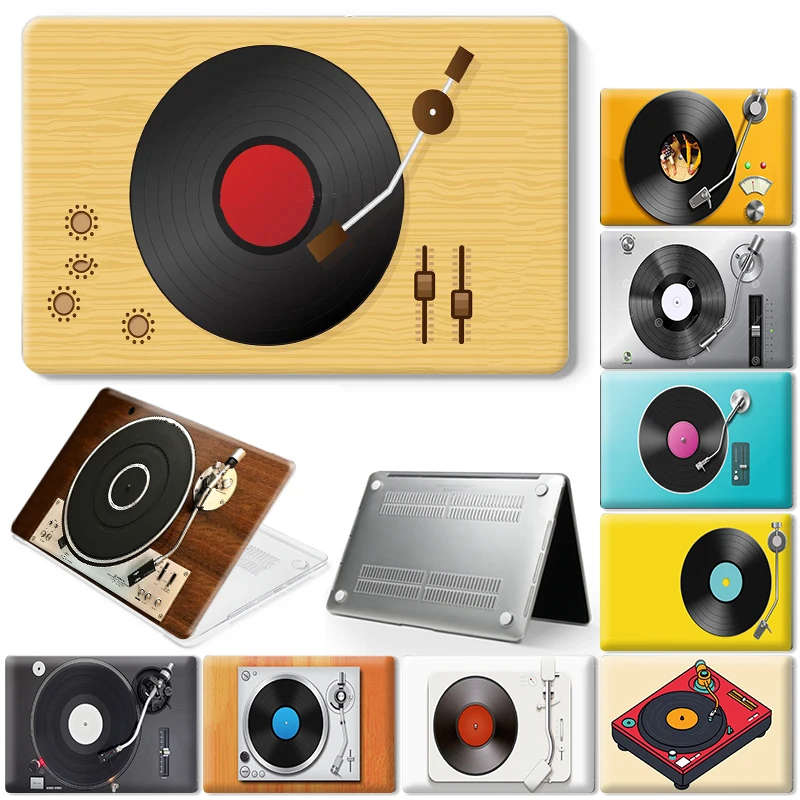 

3D Print Phonograph Laptop Case For Macbook Air 11 2018 2020 13 Model A2337 Touch Bar ID Pro 13 15 16 Retina 15 13 12 inch Cover