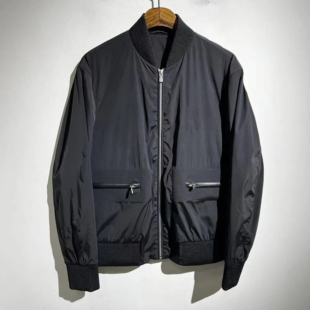 

2023ss E.A Casual Versatile Bomber Jacket for Men Clothing Coat Streetwear Techwear Windbreaker Varsity Jacket High Street
