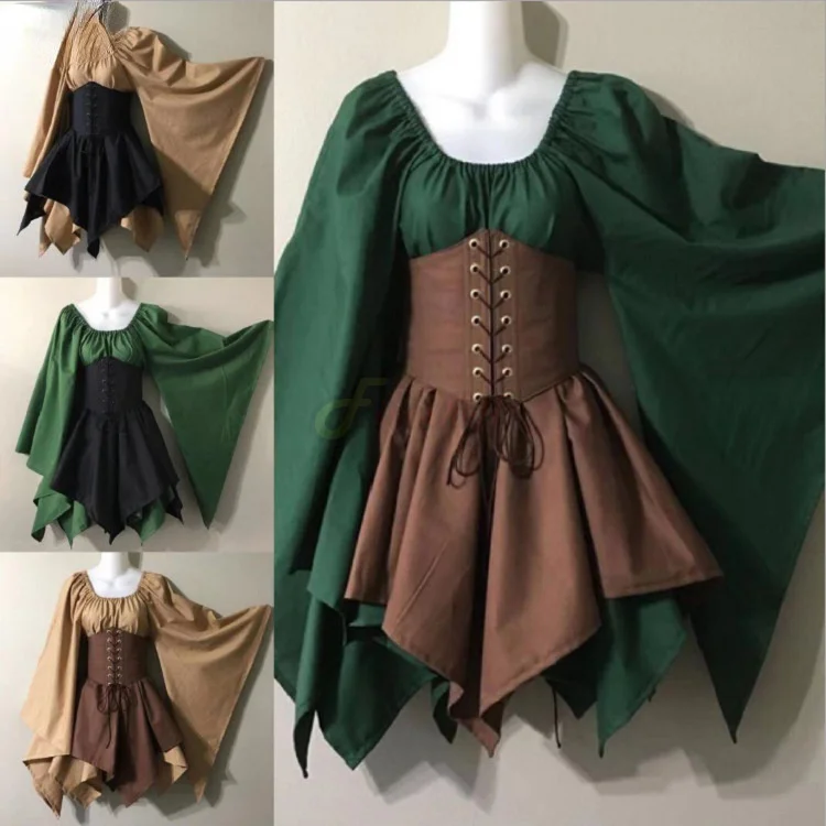 Винтажное средневековое платье с дворцом Виктории для женщин костюм феи и эльфа