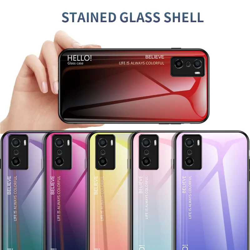 Чехол из закаленного стекла для Oppo R9 R9S R11 R11S R15 NEO R15X R17 R19 K1 K3 K7X K9 Pro Plus