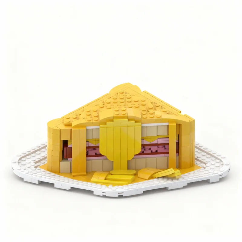 Фото 629 деталей MOC Creator: Модель «Францесинья Порто S Ultimate Bite», конструктор, архитектурные блоки, рождественский подарок, идея для самостоятельной сборки №4