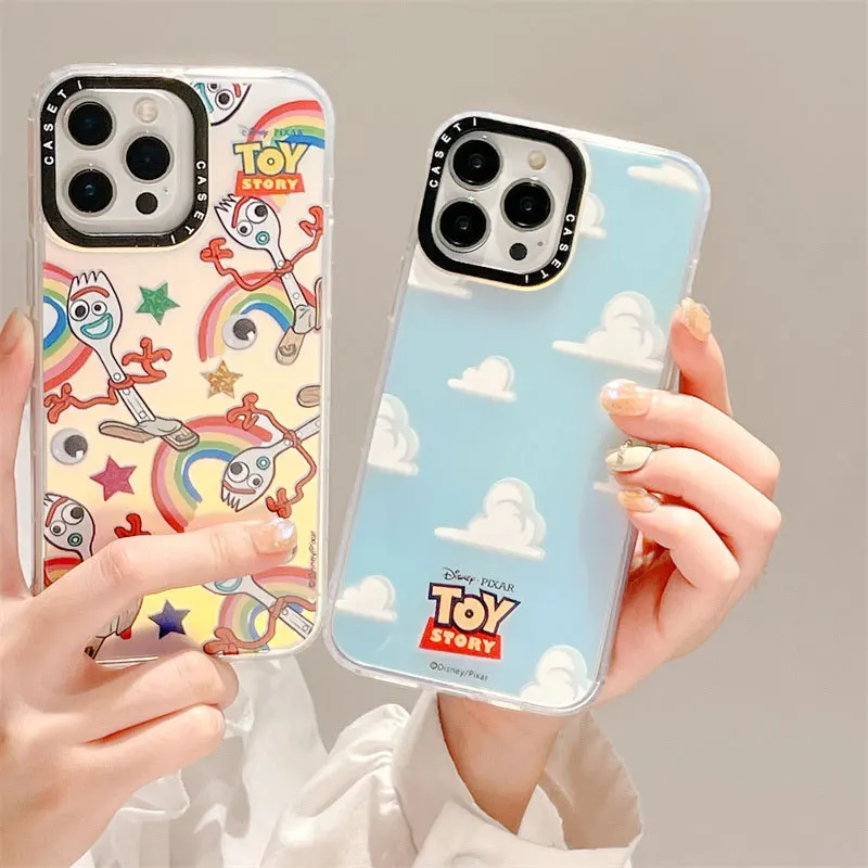 

Cartoon Fork Laser Acrylic Phone Case Cover for IPhone 11 12 13 14 Pro Max Case for IPhone 14 Pro Max