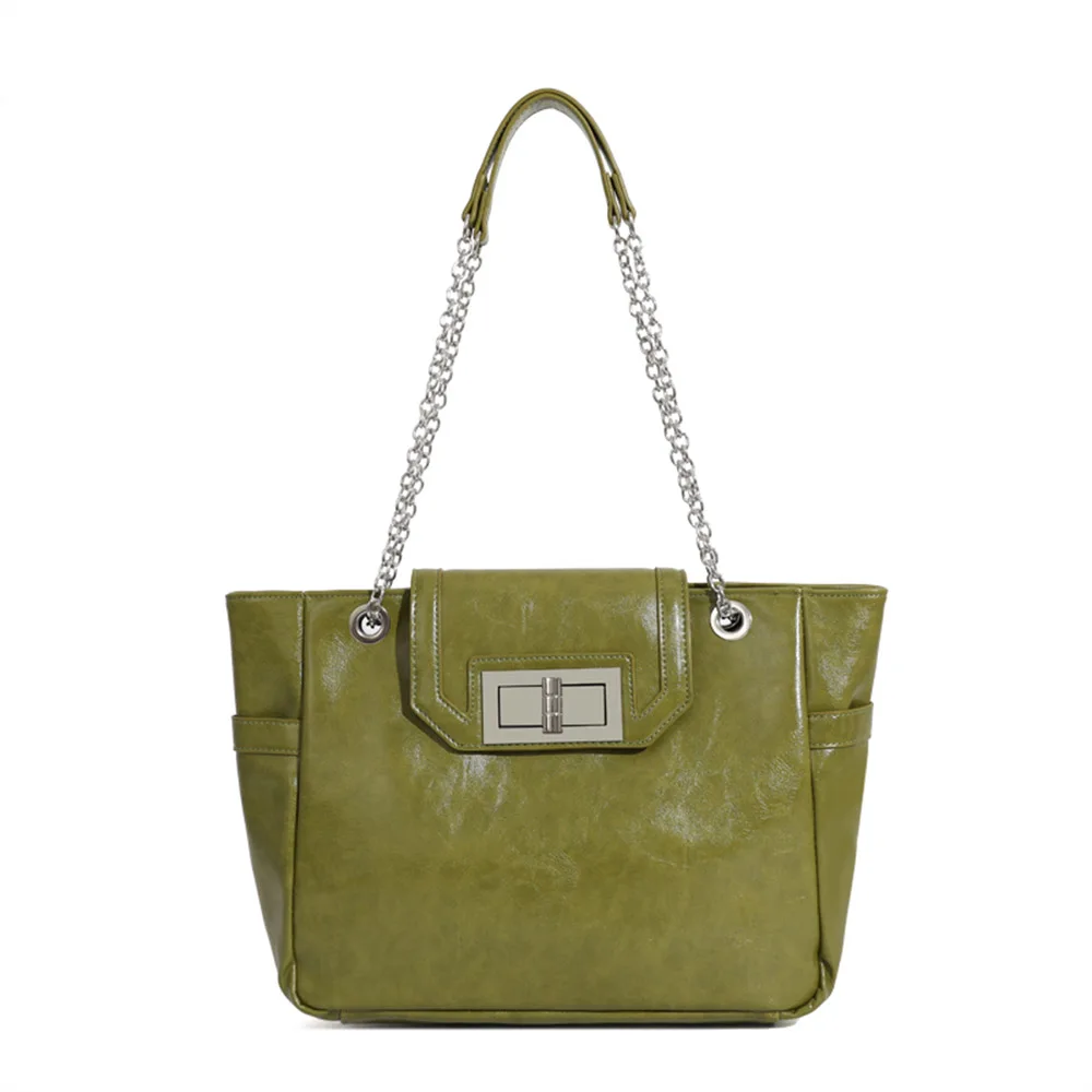 Модные сумки на плечо с цепочками для женщин 2022 трендовая дизайнерская