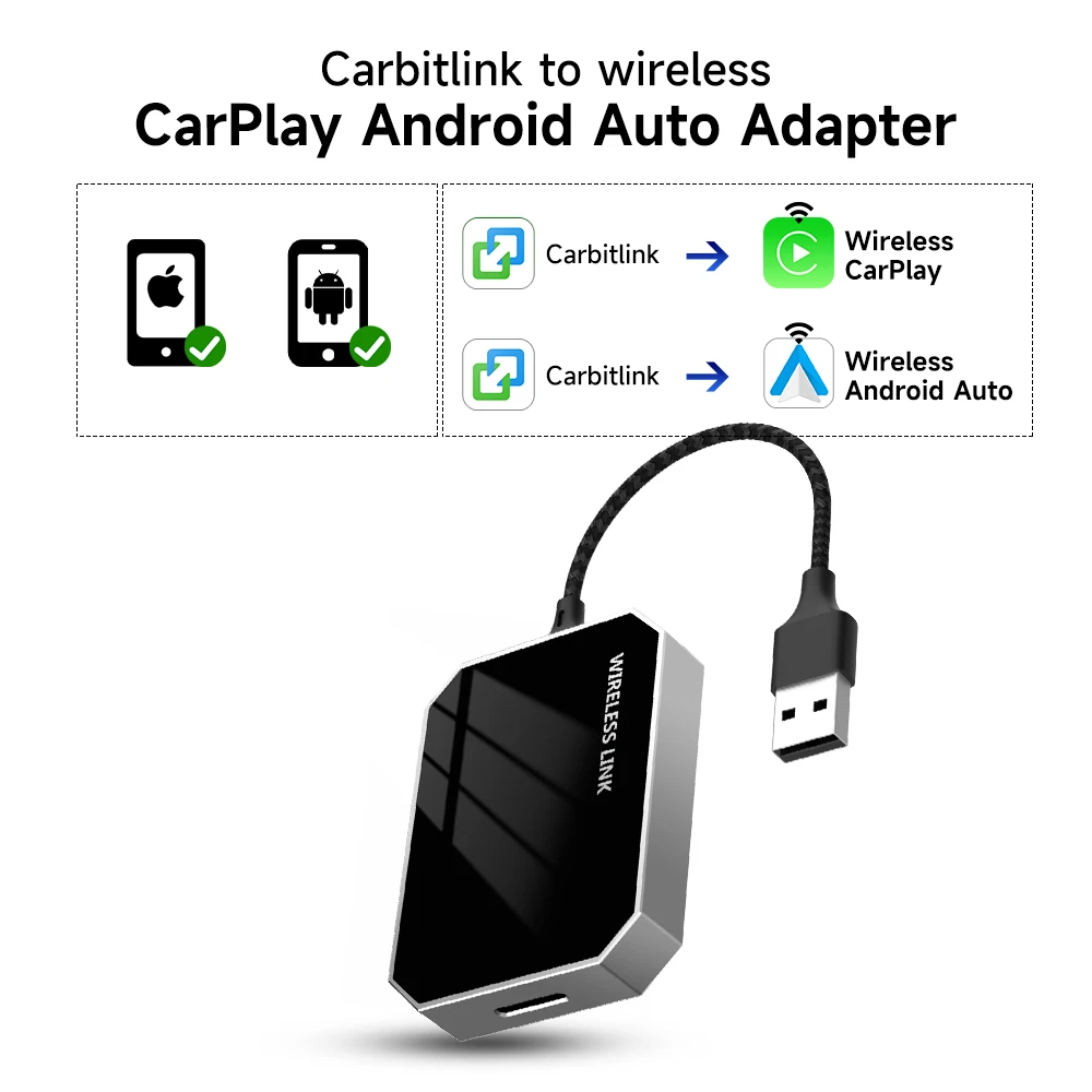 

HEYINCAR Geely Monjaro Tugella Atlas Pro Emgrand GX3 Azkarra carbitlink адаптер для легкого подключения к CarPlay Android Auto беспроводной