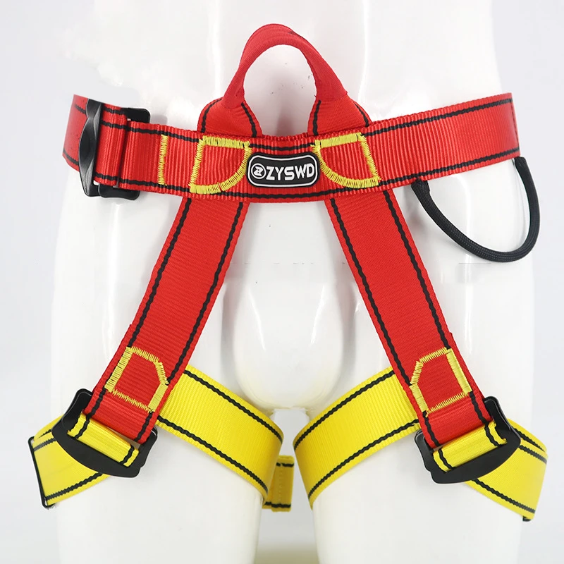 

Half Body Climbing Harness Waist Safety Harness for Mountaineering Rock Climbing Rappelling Tree Climbing Strap