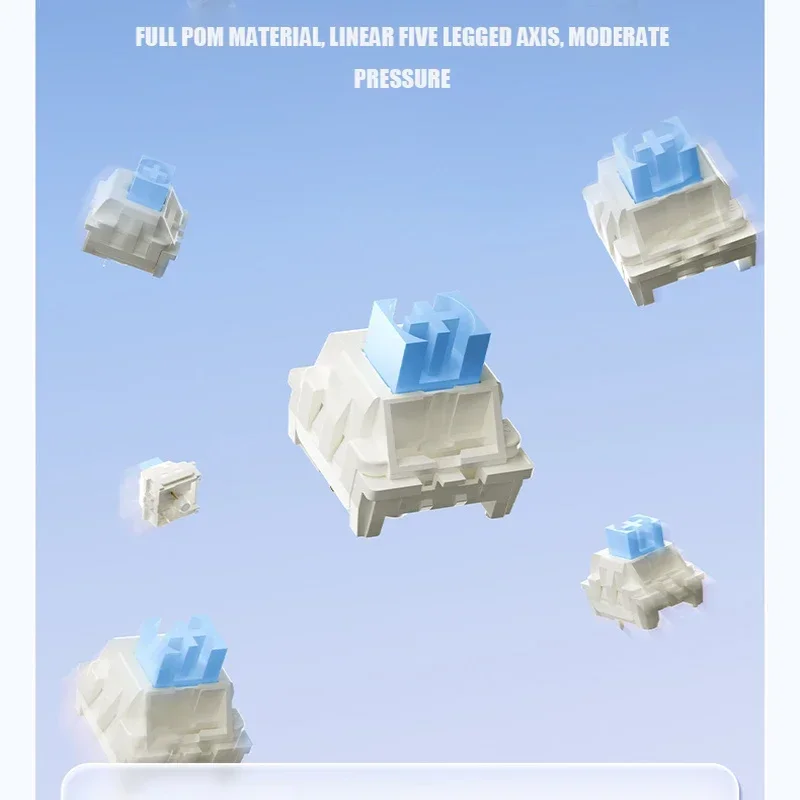 LangTu LT104 Механическая клавиатура трехрежимная беспроводная 2 4 г Bluetooth RGB с