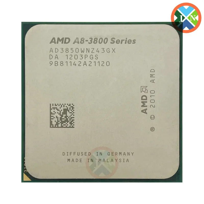 Б/у Процессор AMD A8-series A8 3850 2,9 ГГц четырехъядерный процессор AD3850WNZ43GX разъем FM1 Б/у Процессор AMD A8-series A8 3850 2,9 ГГц четырехъядерный процессор AD3850WNZ43GX разъем FM1