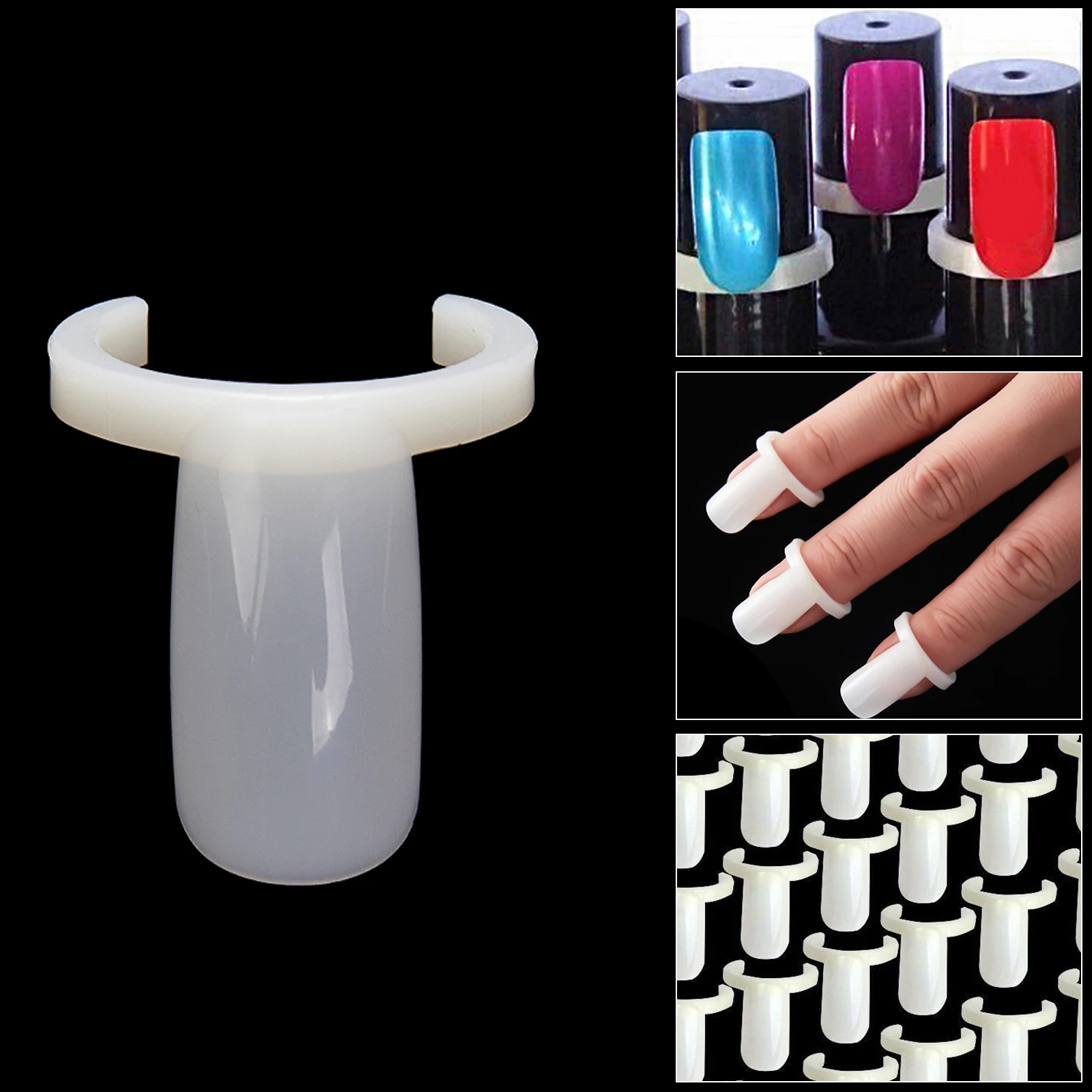 50 шт. полный Типсы для ногтей накладные ногти пластмассовые сделай сам лак