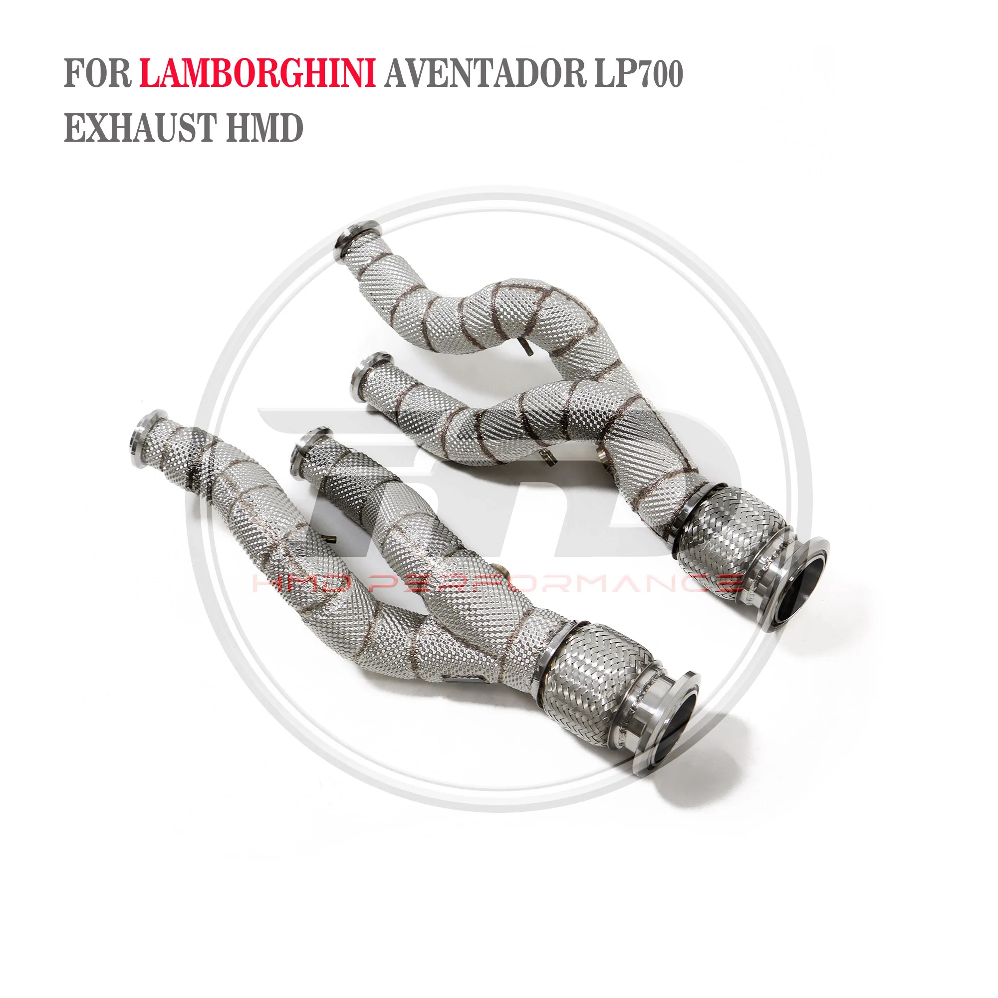 Выхлопная труба HMD из титанового сплава с клапаном подходит для модификации