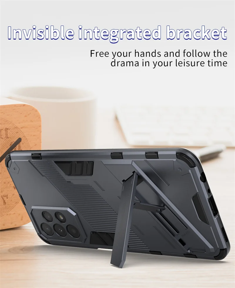 PUNK Case For Samsung Galaxy A23 Cover For Samsung Galaxy A23 A33 A53 A73 Case Armor Shockproof Phone Bumper For Samsung A23