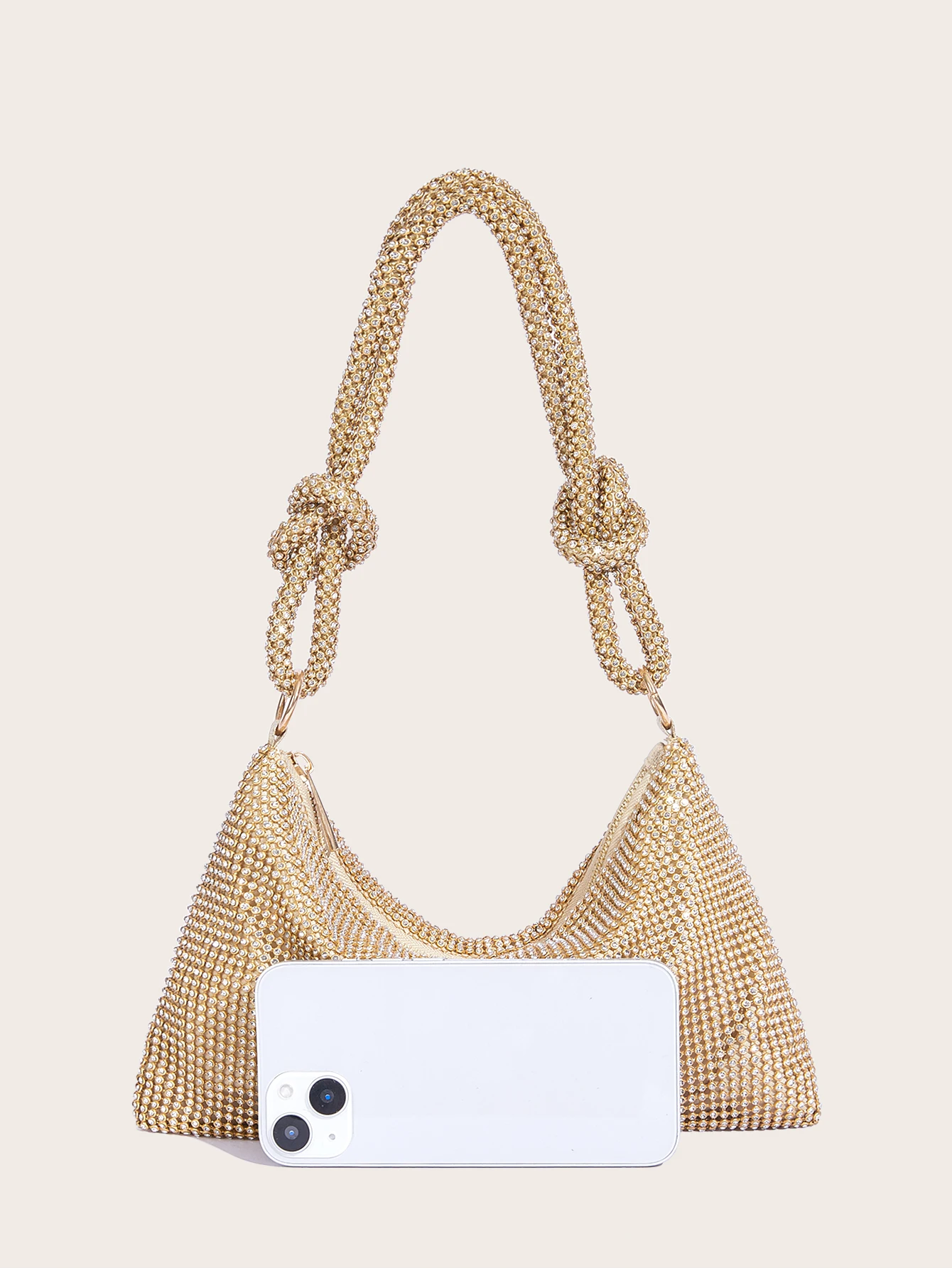 Женская Складная блестящая вечерняя сумка элегантная роскошная женская