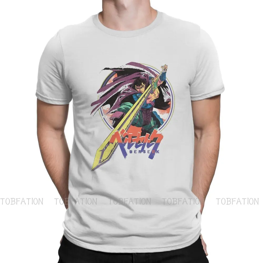 

Berserk Japanese Manga The Warrior T Shirt Classic Gothic High Quality Tshirt Loose Crewneck Short Sleeve
