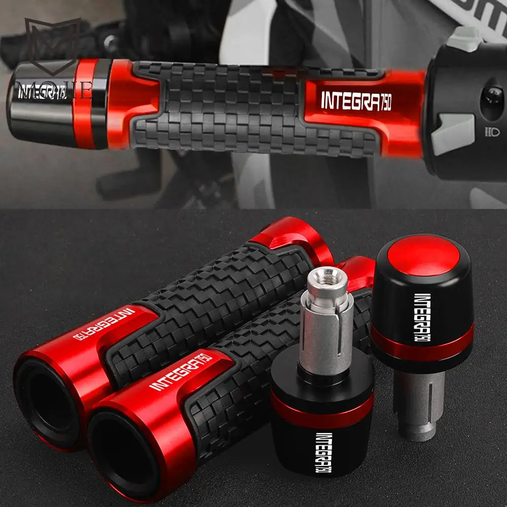 

2023 Motorcycle accessories 7/8" 22MM Handlebar Grips Handle Bar Cap End Plugs FOR HONDA Integra750 Integra 750 2020 2021 2022