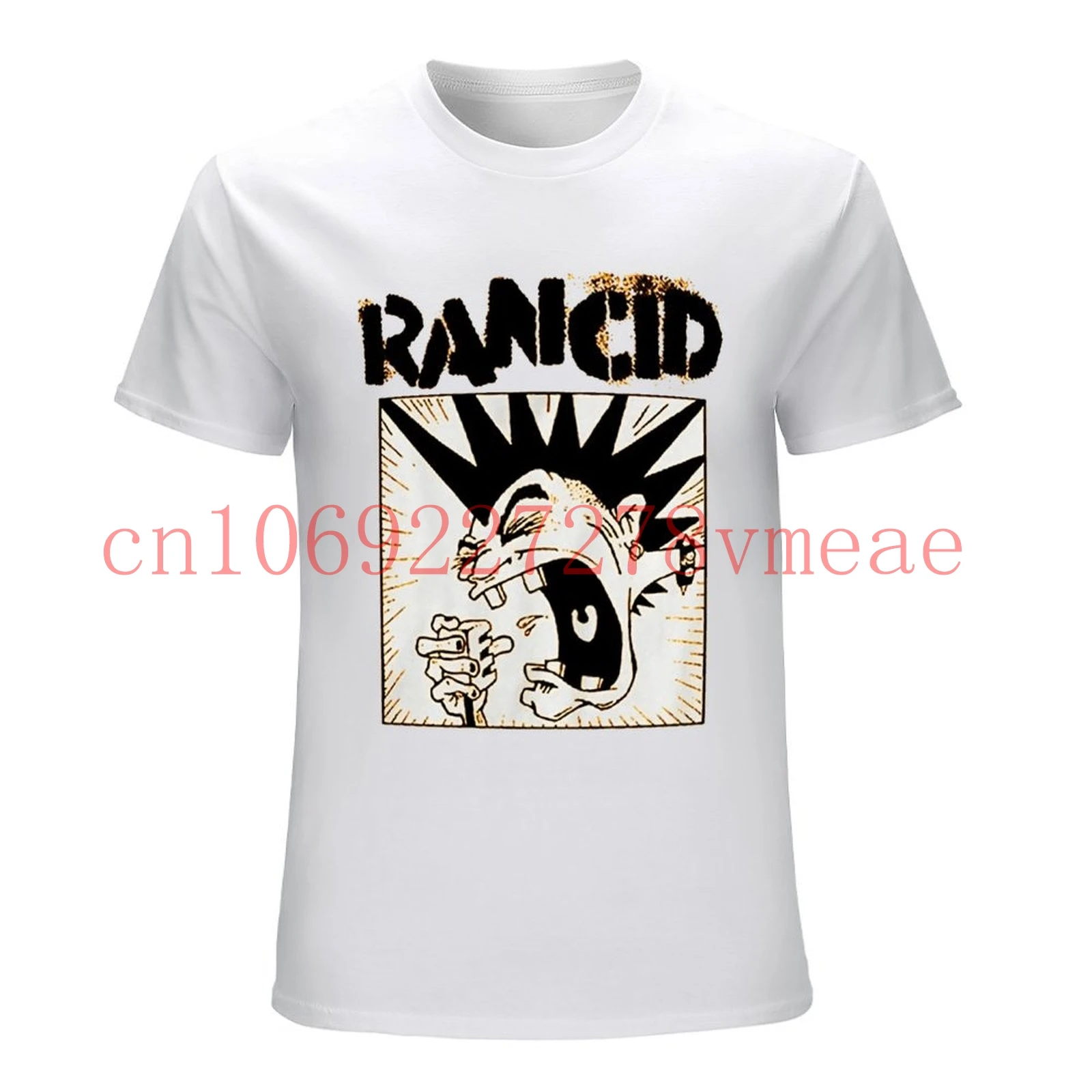 Rancid Мужская кричащая футболка Mohawk White
