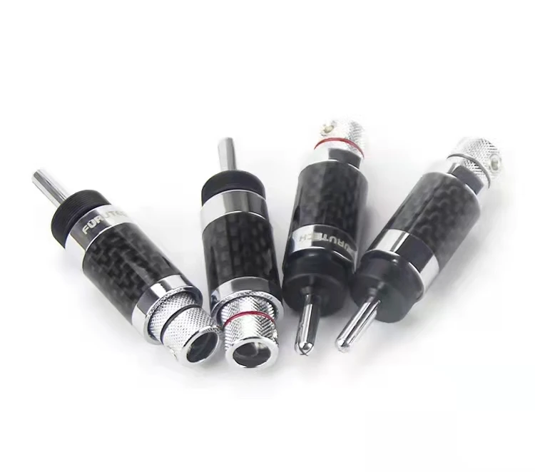 4 шт. в японском оригинальном корпусе Furutech с родиевым покрытием из углеродного