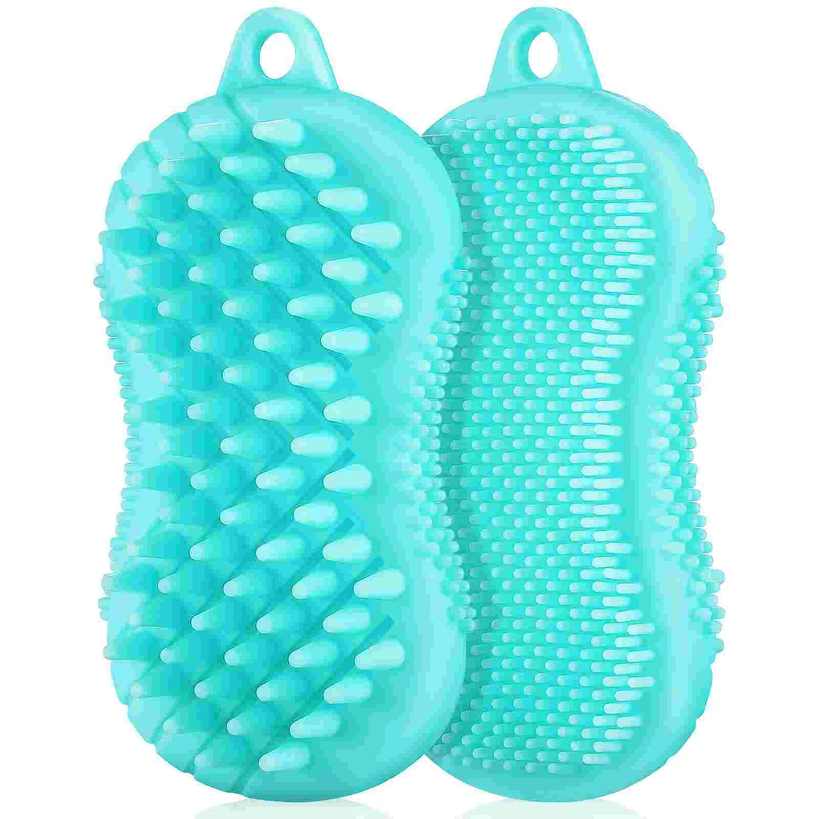 

2pcs Home Bathing Double-sided Scrubber Scrubber Body Brush Bath Scrubber