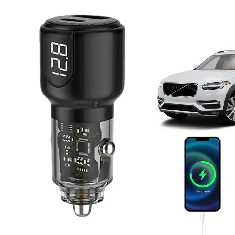 Портативное автомобильное зарядное устройство USB Quick Charge 4 0 3 FCP SCP PD для телефона