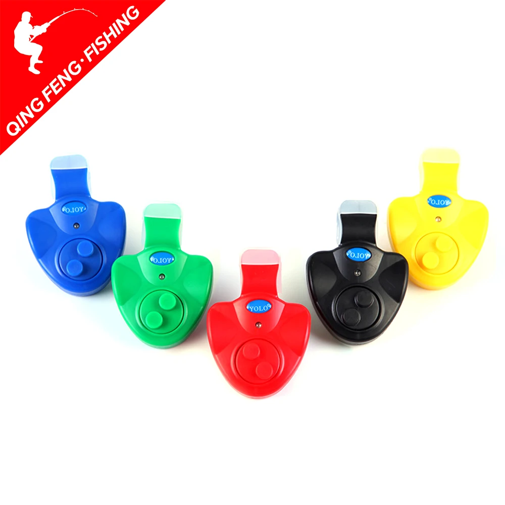 

1pcs Electronic Bite Fishing Alarm LED Light Indicator Wireless Buffer Black Sound Alarm Carp Night Fishing
