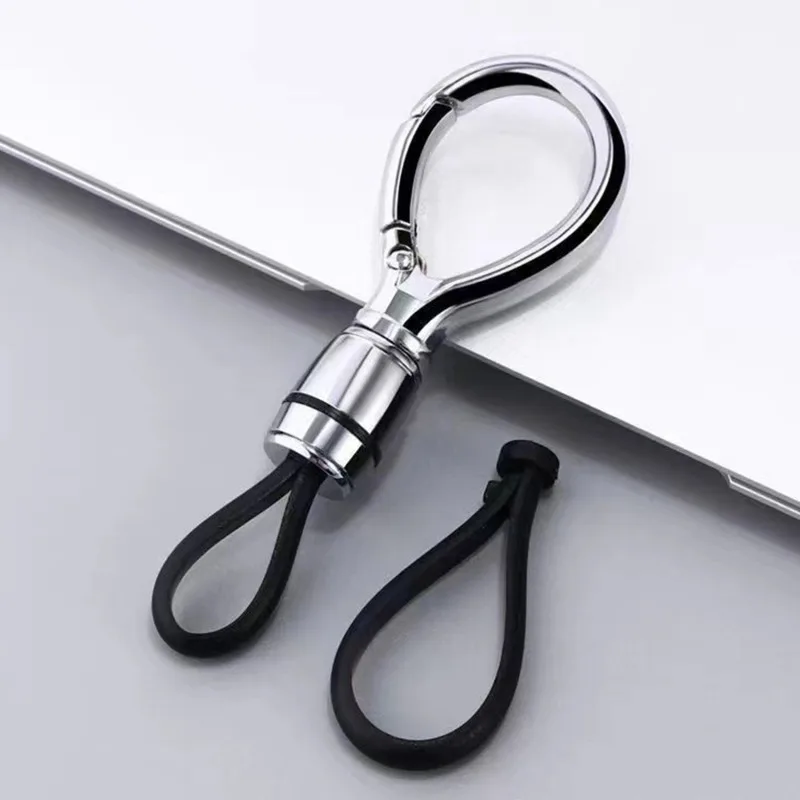 

Цепочка для автомобильных ключей, металлическая простая цепочка для ключей, Мужская подвесная пряжка на талию, кольцо с подвеской, Высококачественная цепочка для ключей для бизнеса с защитой от потери