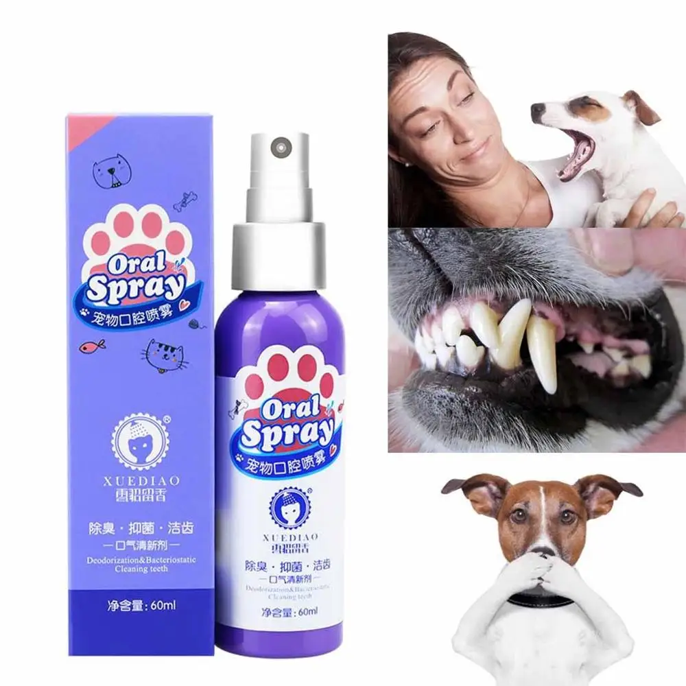 Pet breath freshener oral Treatment spray Puppy Dog Small Pets Teeth Breath Cleaning Freshener Dog Cat Dental Spray Care Cleaner
Pet breath freshener oral Treatment spray Puppy Dog Small Pets Teeth Breath Cleaning Freshener Dog Cat Dental Spray Care Cleaner