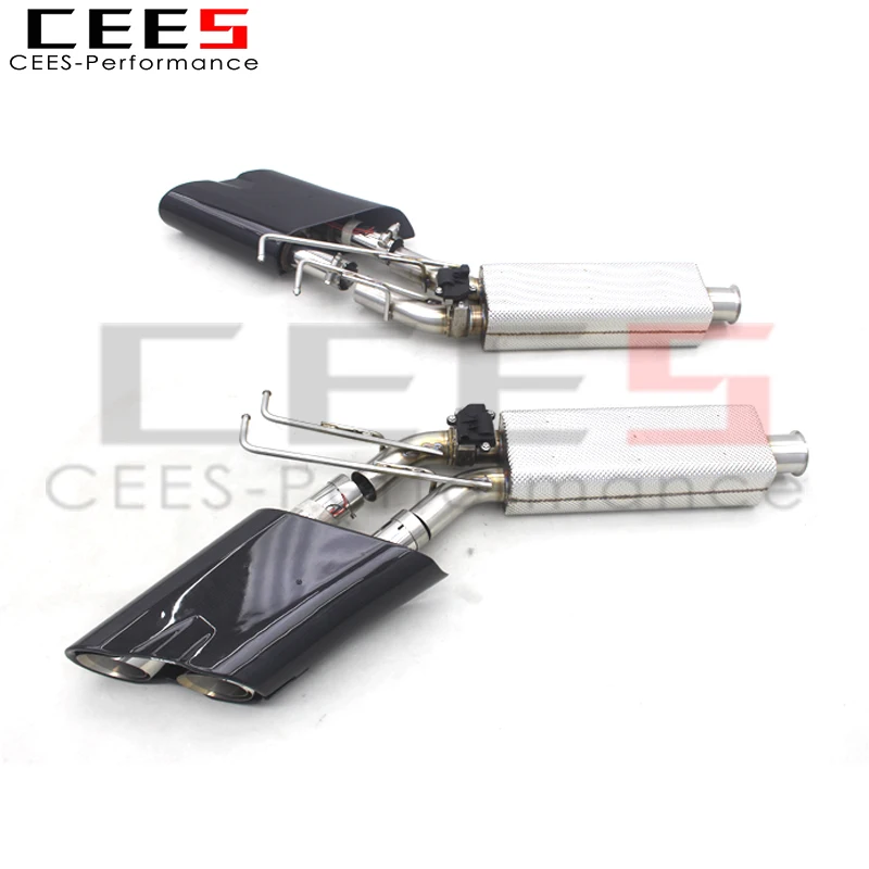 Фото Выхлопная система CEES из нержавеющей стали для Mercedes-Benz G500/G550 W463A/W464 с LED-наконечниками №1
