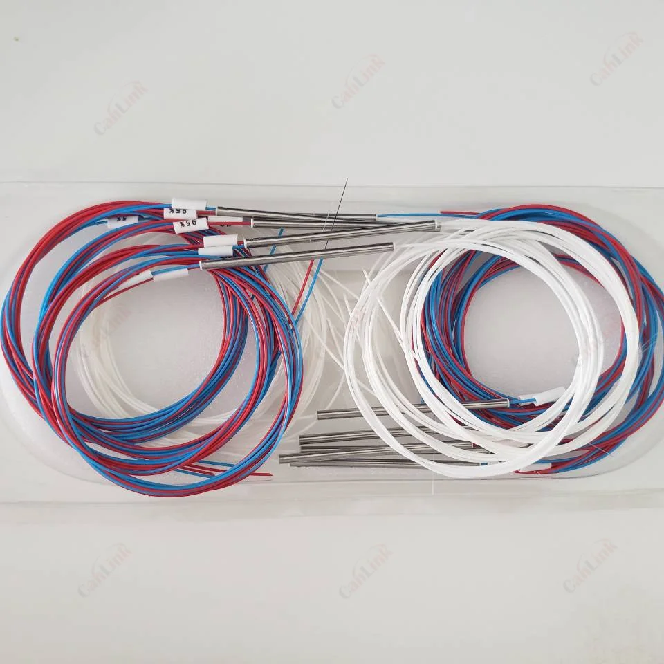 10pcs 10/90 20/80 30/70 40/60 2/98 Different Types 1x2 0.9mm Unbalanced Coupler Fiber Optic FBT Splitter, Without Connectors