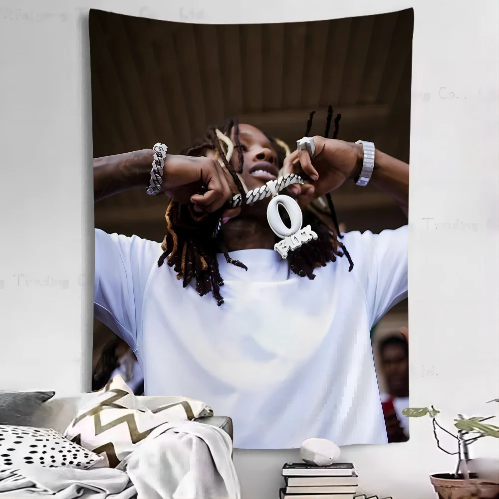 Рэпер K-King крутой V-Von DIY настенный гобелен хиппи цветок настенные ковры Декор в