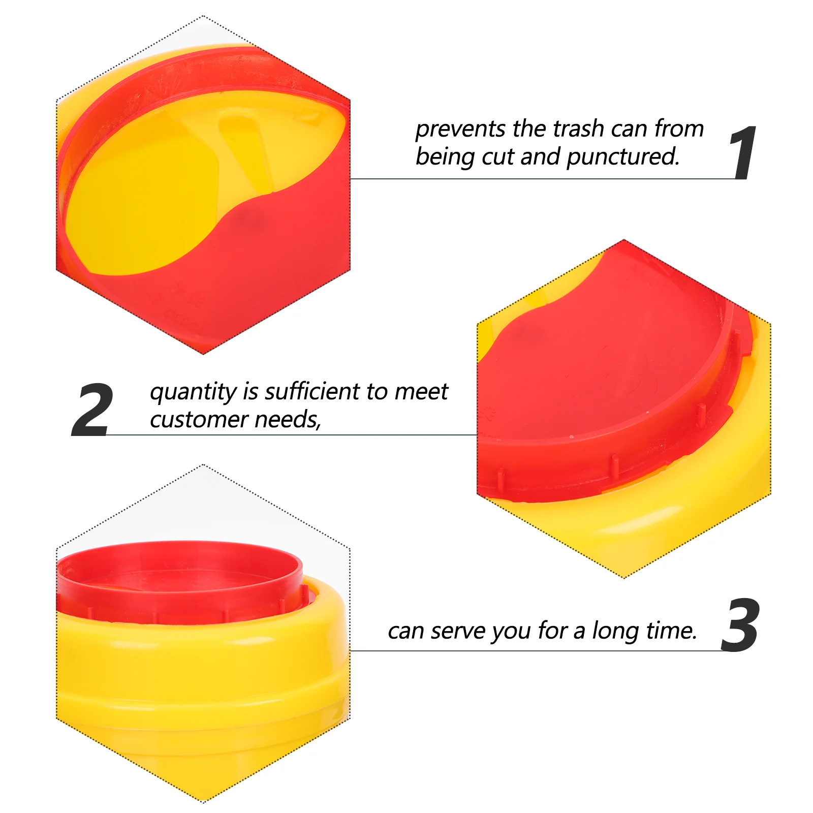 5 шт. маленькие острые инструменты бочки мусорный бак иглы для татуировки мусор
