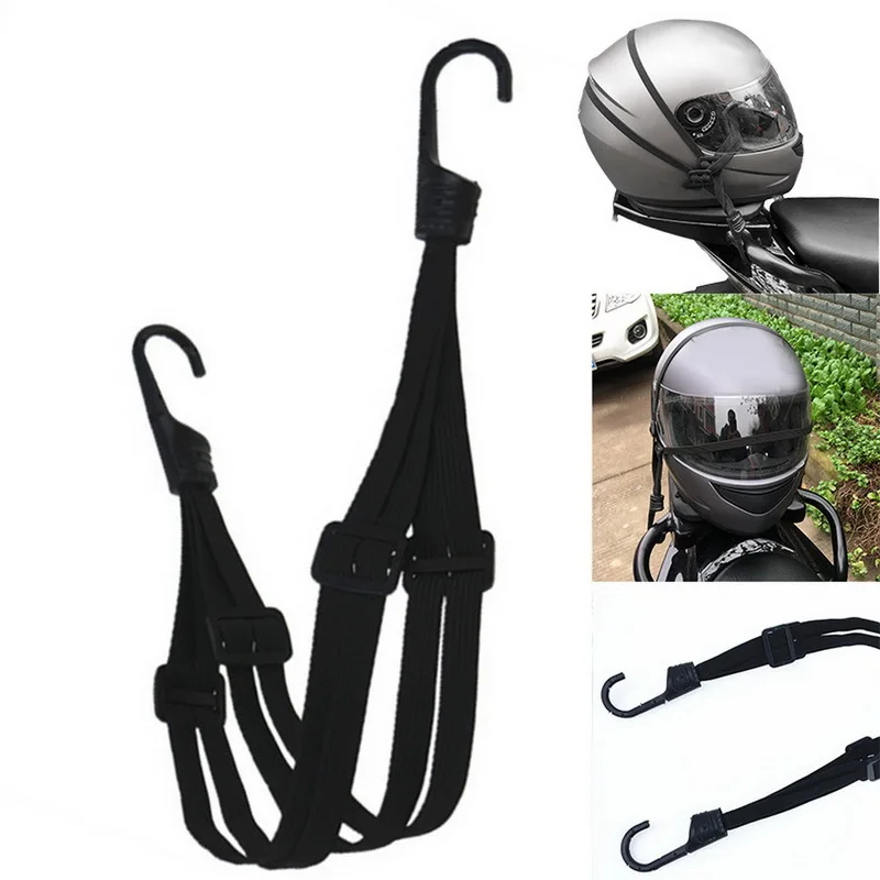 

Universal 60cm Motorcycle Luggage Strap Moto Helmet Gears Fixed Elastic Buckle Rope High-Strength Retractable Protective