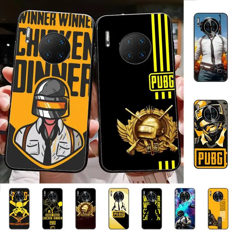 

Winner Chicken Dinner Phone Case for Huawei Mate 20 10 9 40 30 lite pro X Nova 2 3i 7se