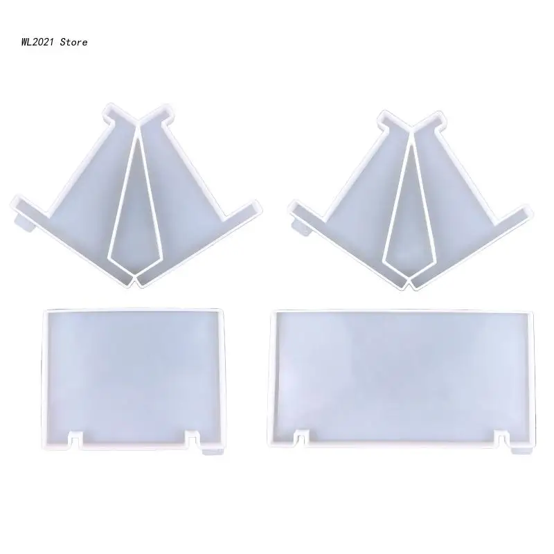 

Силиконовая подставка для ювелирных украшений, форма для эпоксидной смолы, литой стеллаж для хранения, органайзер, поднос, держатель для бе...