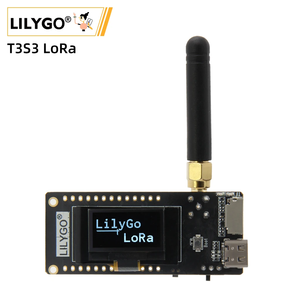 LILYGO® T3S3 V1.0 ESP32-S3 LoRa SX1280 2.4G макетная плата WiFi Bluetooth беспроводной модуль 0,96 дюйма OLED дисплей Type-C LILYGO® T3S3 V1.0 ESP32-S3 LoRa SX1280 2.4G макетная плата WiFi Bluetooth беспроводной модуль 0,96 дюйма OLED дисплей Type-C