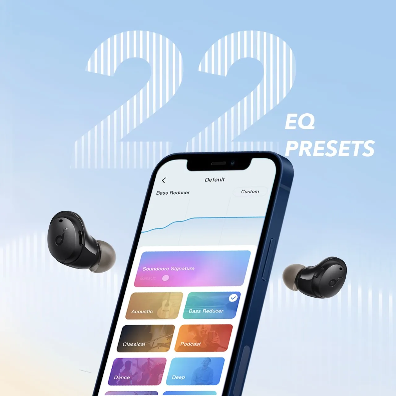 Soundcore by Anker Life A3i Noise Cancelling Earbuds Deep Bass Hybrid ANC AI-Enhanced Calls with 4 Mics 36H 22 Custom EQ images - 6