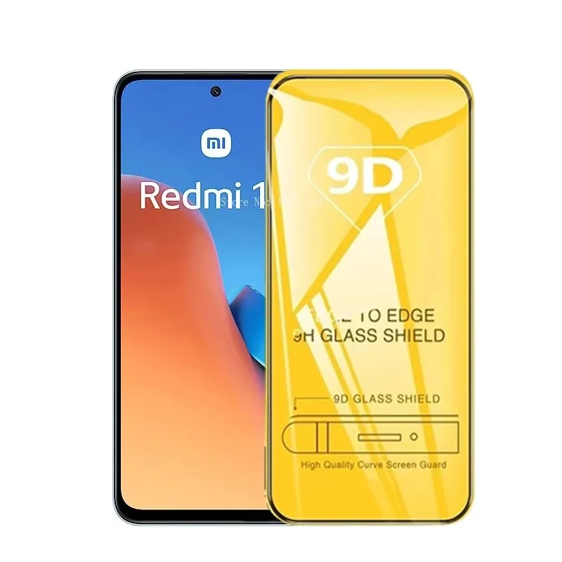 Защитная пленка 9D для Xiaomi Redmi 12 12C A1 A2 Plus K60 Pro закаленное стекло 10C 10A 10 9T 9C 9A 9I 9 8A 8 7A 7