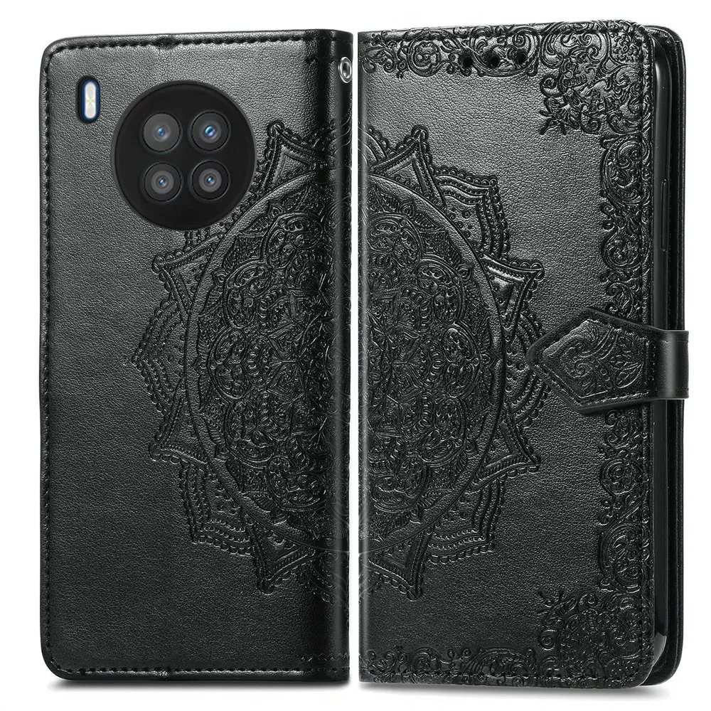nova 8i nova9 i8 9 flip case wallet leather mandala card slot book shell for huawei nova 9 pro case nova8i 9 se 8 i phone cover free global shipping