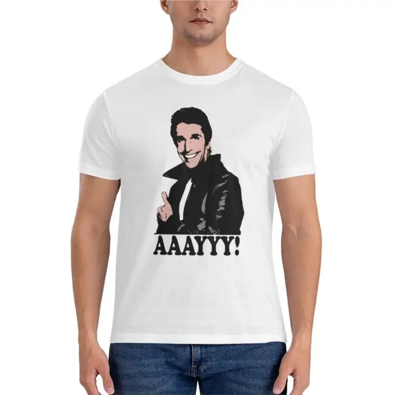 Fonz с хорошими днями Aaayyy! Футболка Essential, футболка оверсайз, футболка для подростков, черная летняя футболка