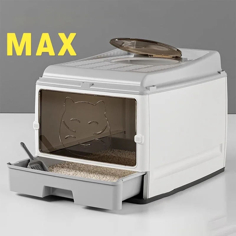 Контейнер для кошачьего туалета большой скрытый туалет закрытый кошек