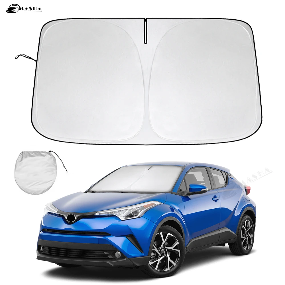 

Солнцезащитный козырек на лобовое стекло для Toyota CHR 2018-2022 CH-R Солнцезащитный козырек складной солнцезащитный козырек от УФ лучей