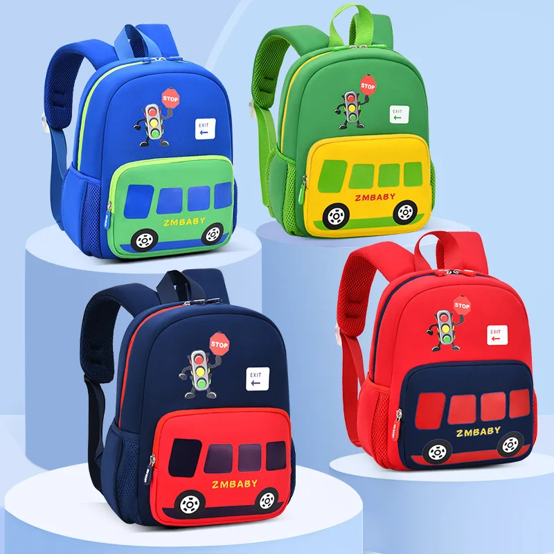 Children's Backpack Kids Schoolbags For Boys 1-6 Years Old School Backpacks Buses Waterproof Preschool Knapsack Mochila Infantil