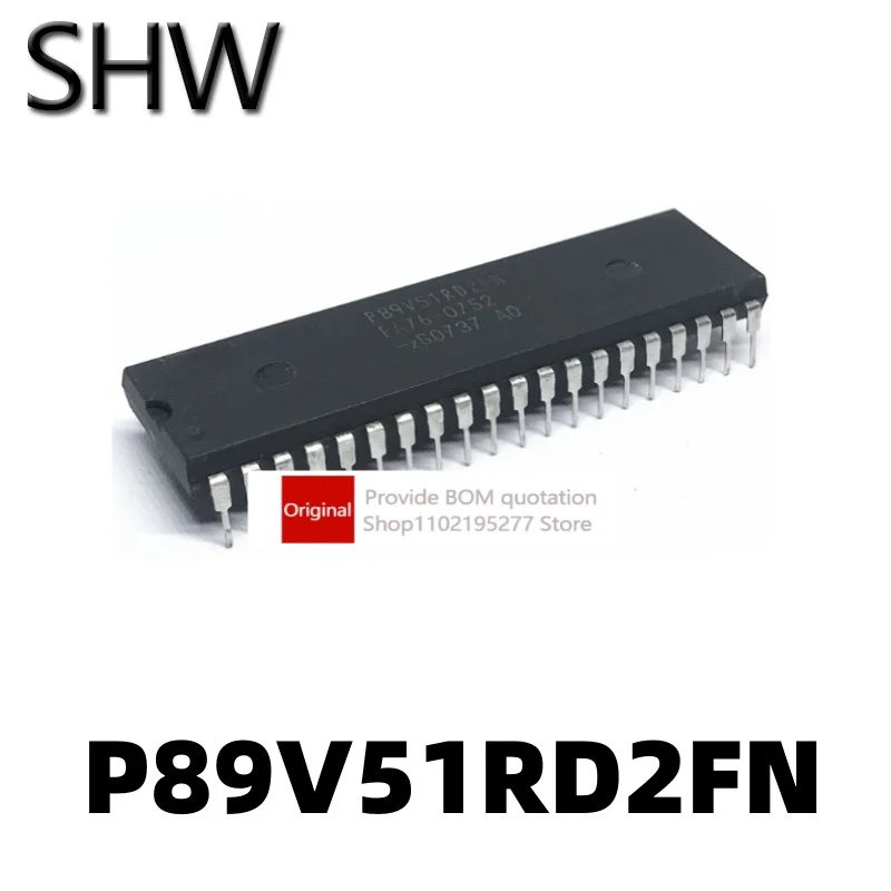 

Микроконтроллер P89V51RD2BN P89V51RD2FN, встроенный чип DIP-40, 1 шт.