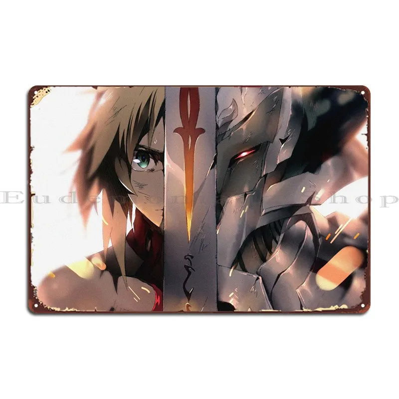 

Fate Grand Order, металлическая табличка, печатные фототаблички для паба, Настенный декор, оловянный знак, плакат