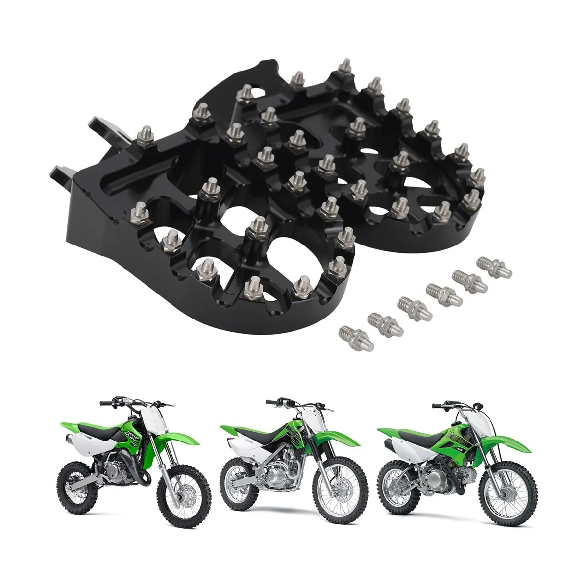 Подставки для ног мотоцикла подставки KLX110 2002-2023 KX60 1988-2003 KLX110L 2010-2023 34028-1237