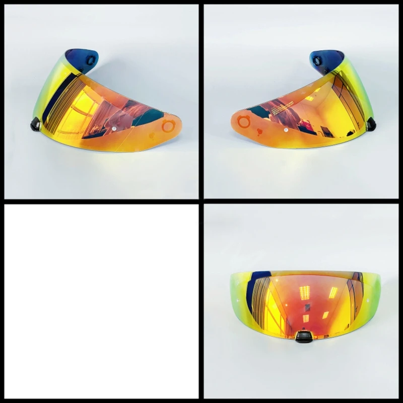 

Motorbike Full Face Helmet Lens Visor For HJC I70 I10 Retro Glasses Lens Anti-UV Drop Shipping