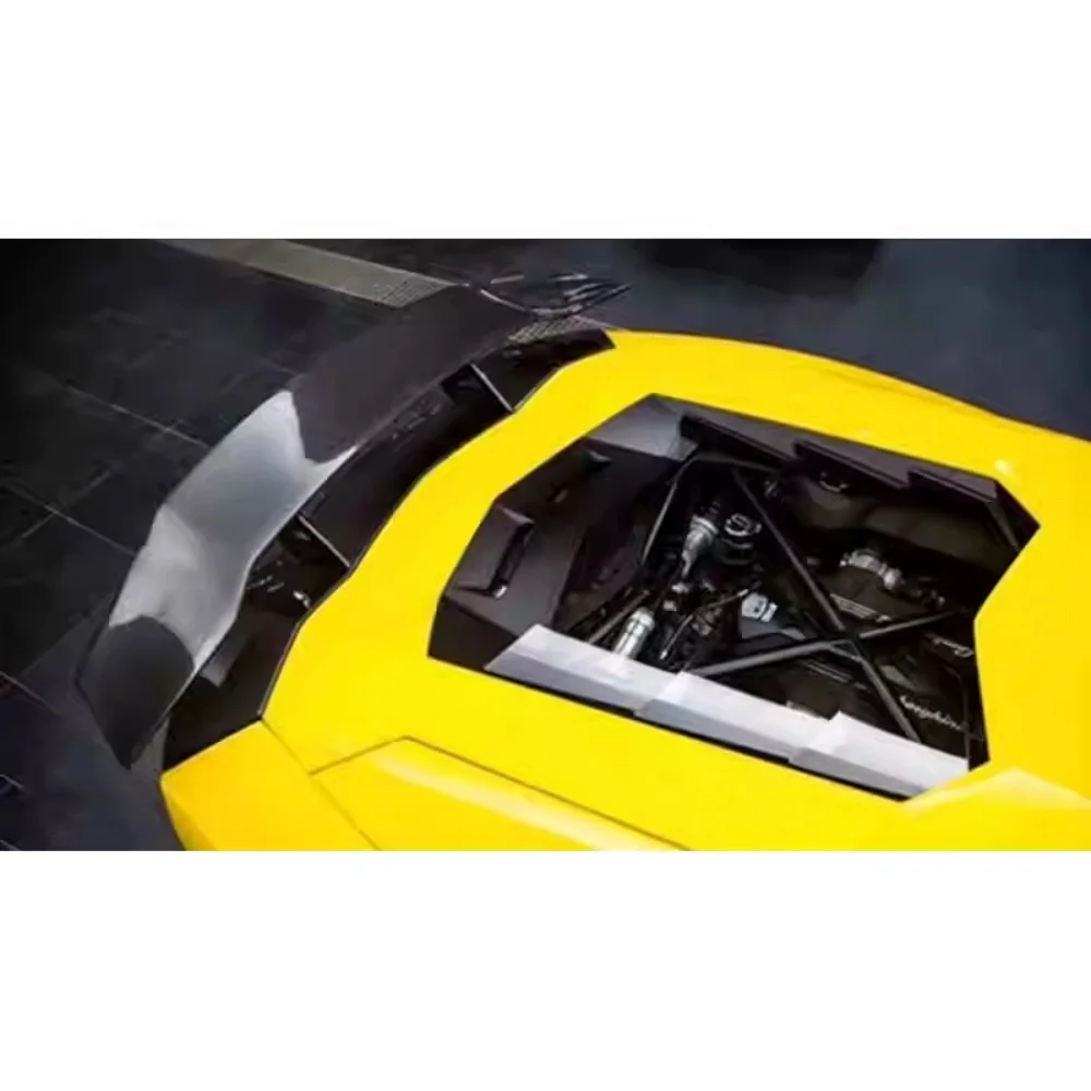 Фото Подходит для Lamborghini Aventador LP700 750 720: Модификация и тюнинг в стиле SV, двухслойный задний спойлер из карбона, комплект обвеса. №2